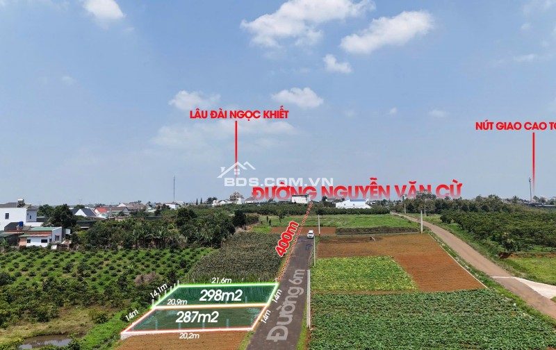 ~300m2 full thổ cư  phường Lộc Phát - TP Bảo Lộc chỉ 2tyx ngay điểm xuống cao tốc Nguyễn Văn Cừ